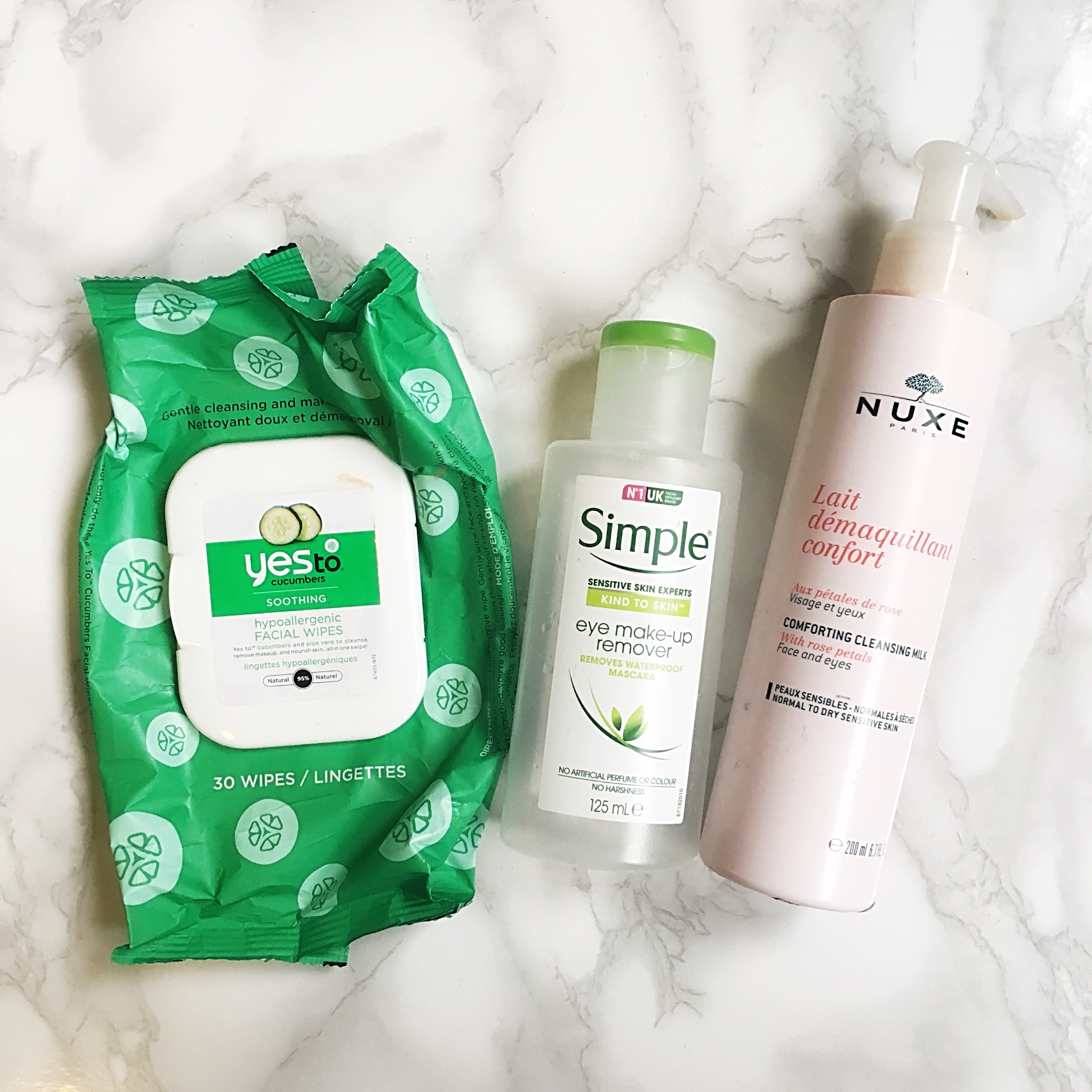 Empties Cleansing products