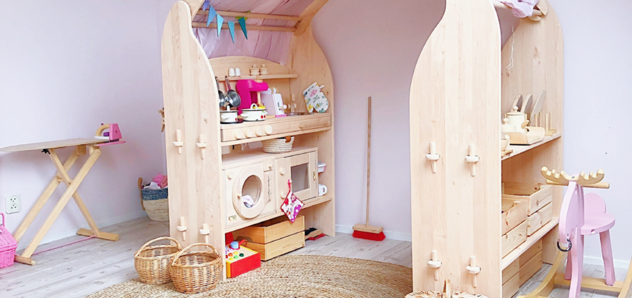 Houten speelgoed vrije school onderwijs