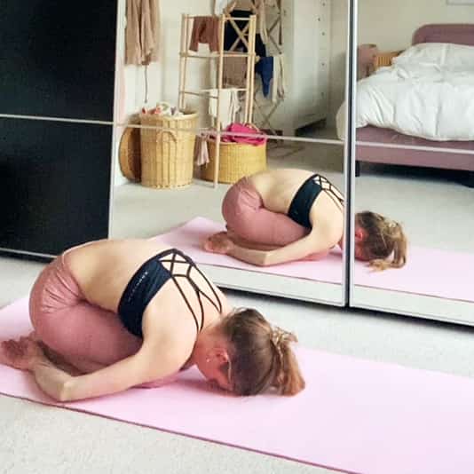 ontspanning bij yoga