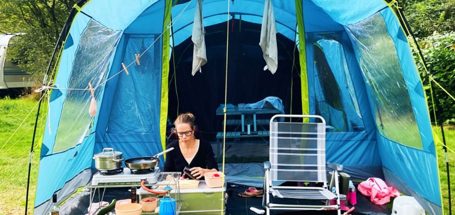 voor het eerst kamperen