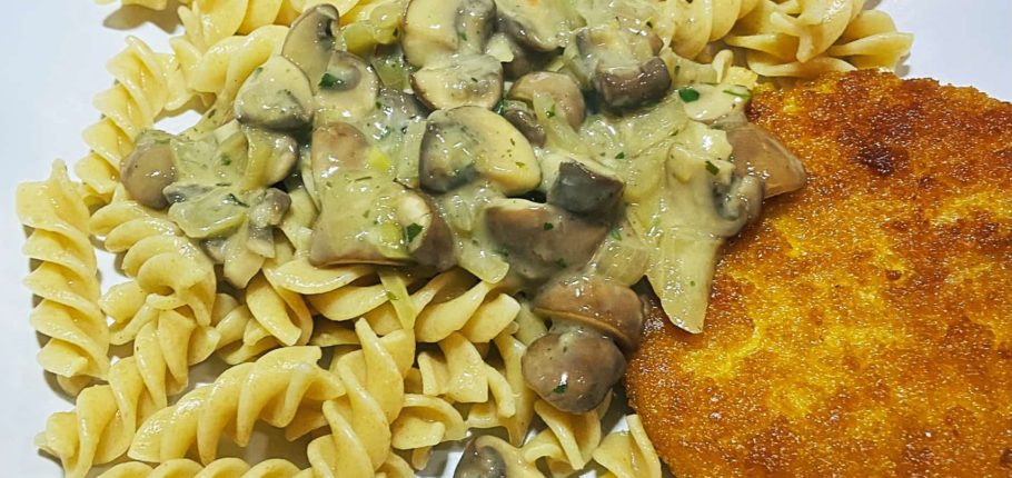 veganistische champignonsaus