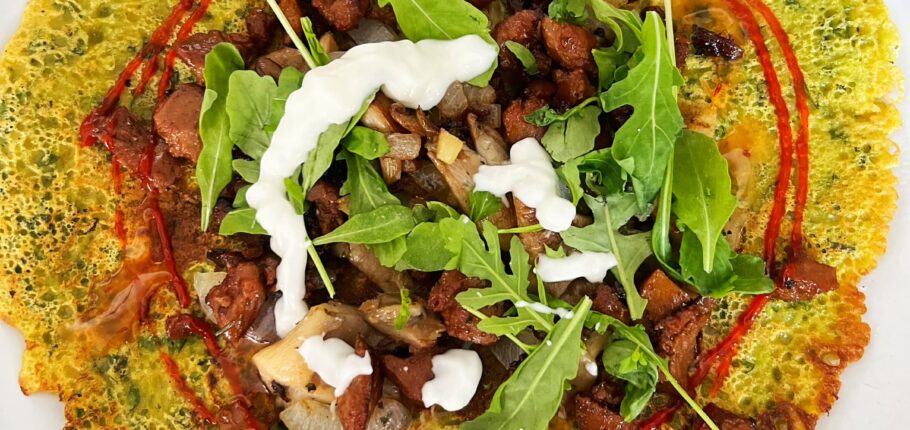 vegan boerenkool pannenkoek