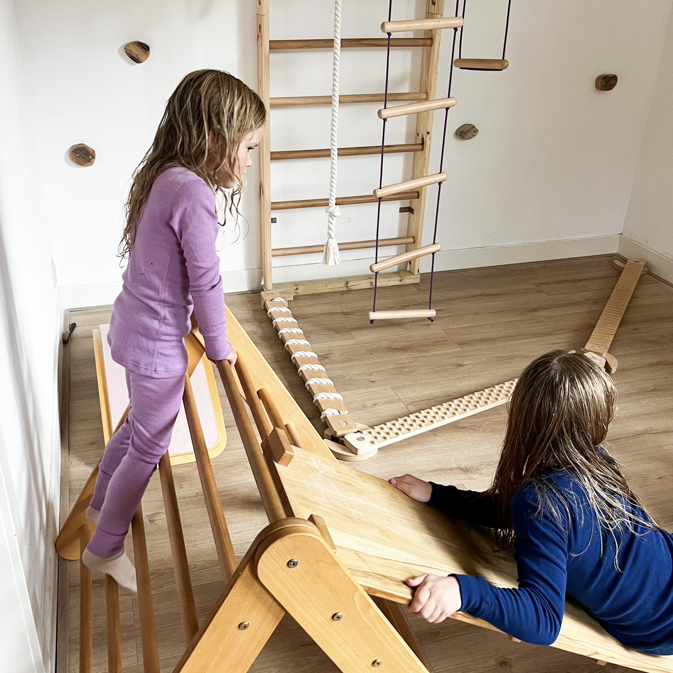 Houten speelgoed in de verkoop