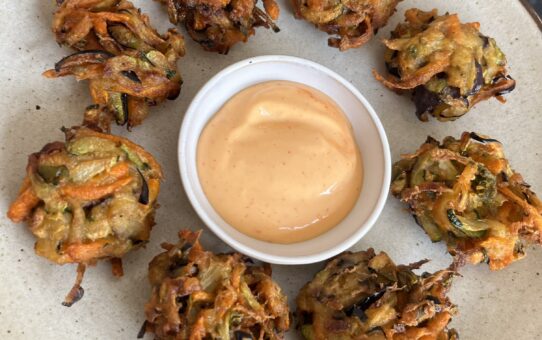 gefrituurde groente koekjes voor vegan kerst