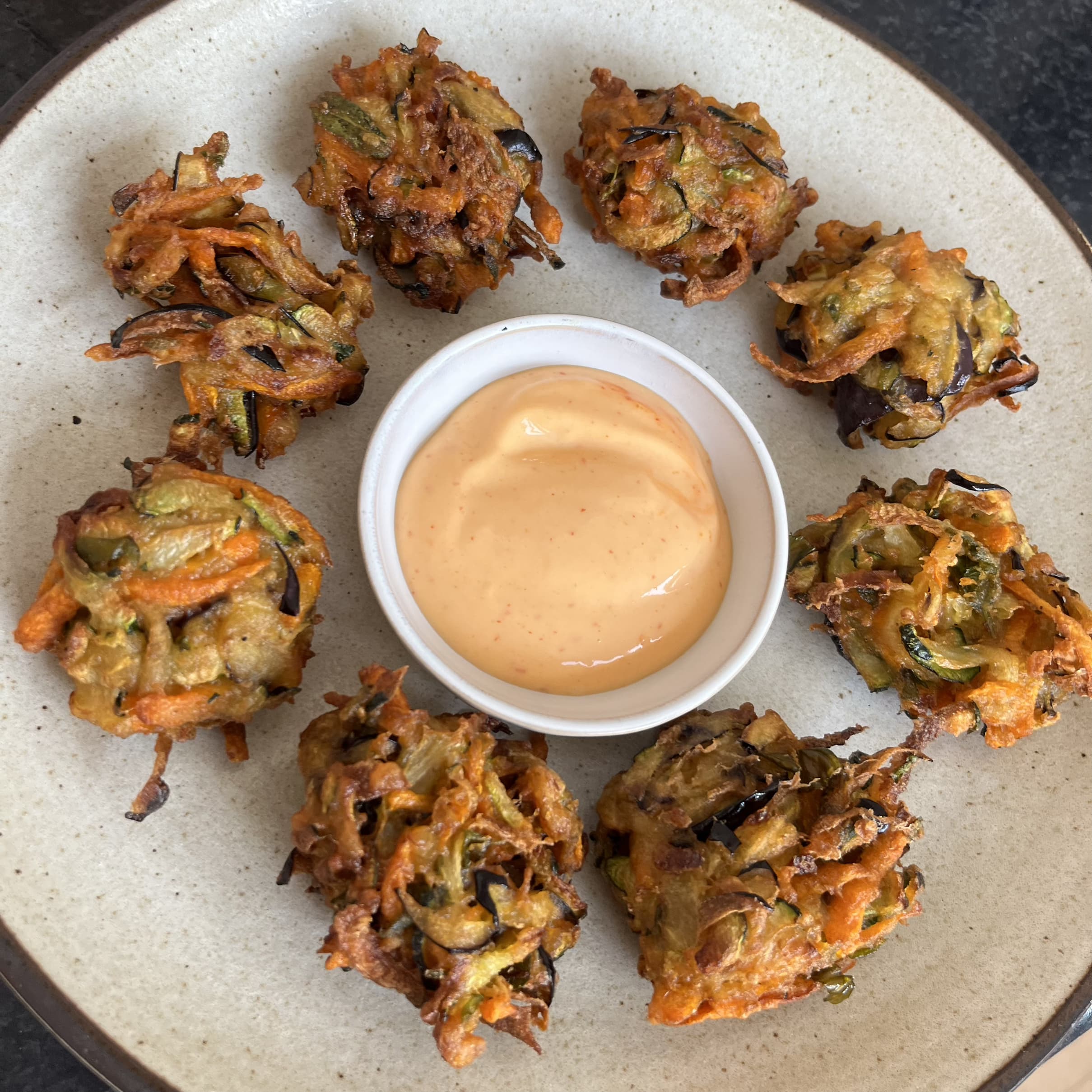 gefrituurde groente koekjes voor vegan kerst