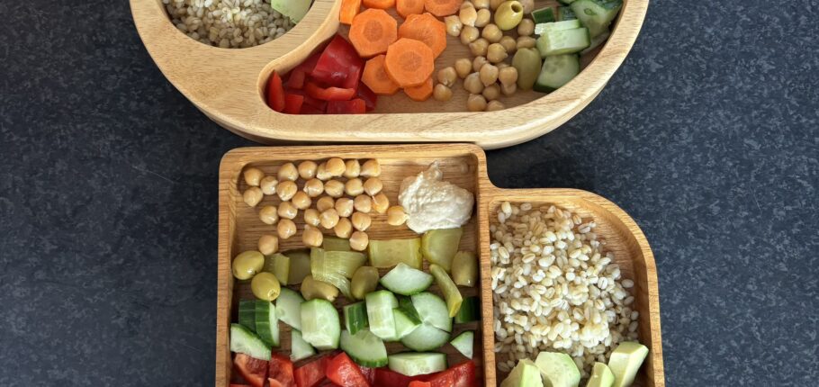 veganistisch meal preppen voor kinderen