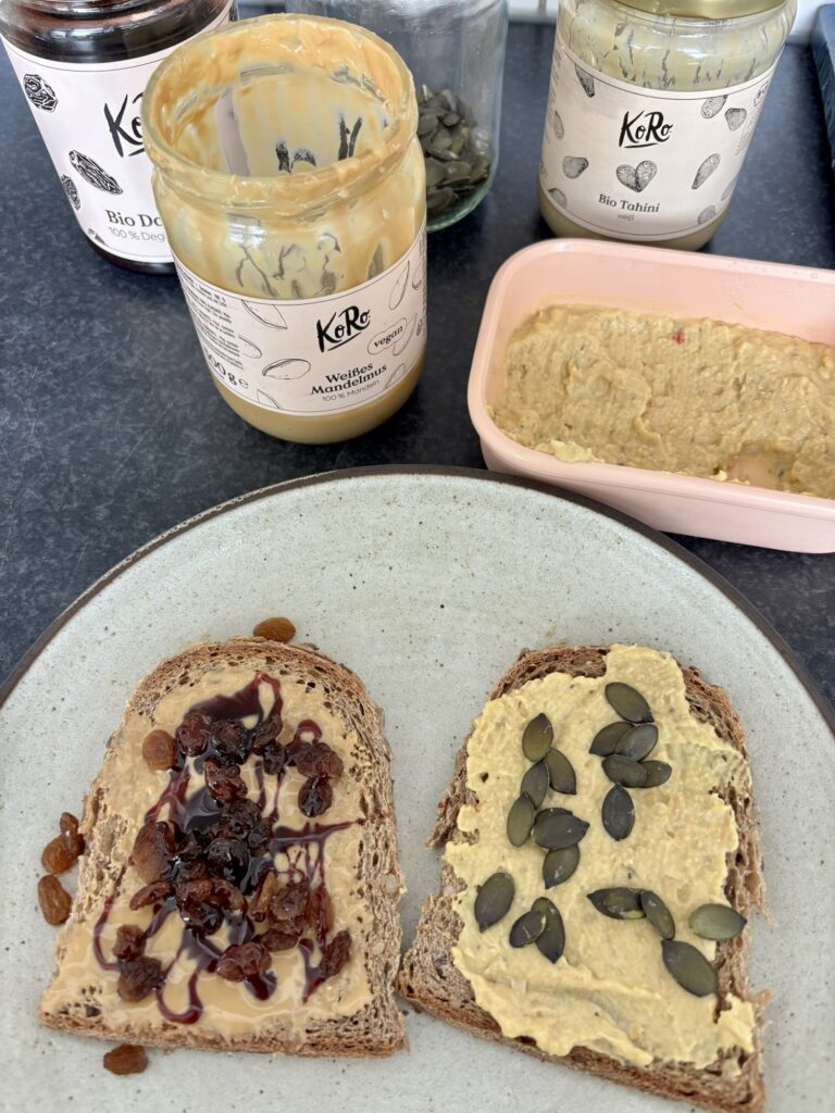 vegan tahin spread met proteine