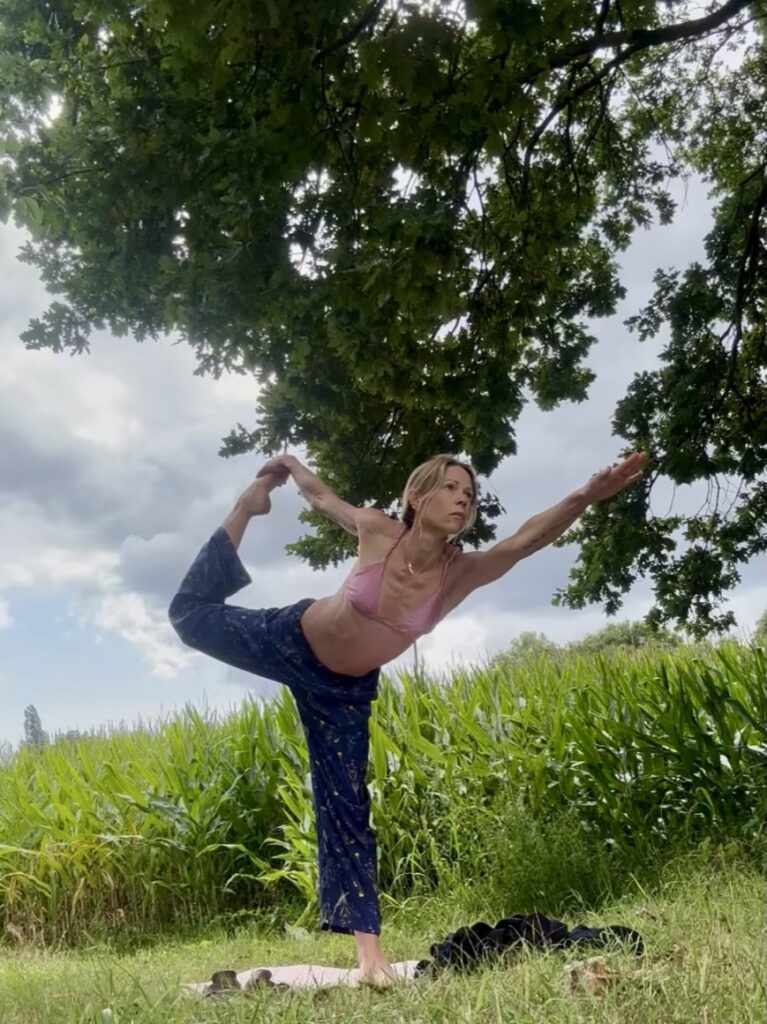 yoga in de natuur