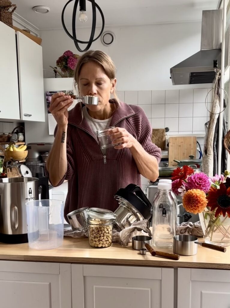 Vegan hazelnoot rijstmelk