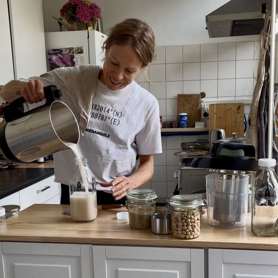 Vegan hazelnoot rijstmelk