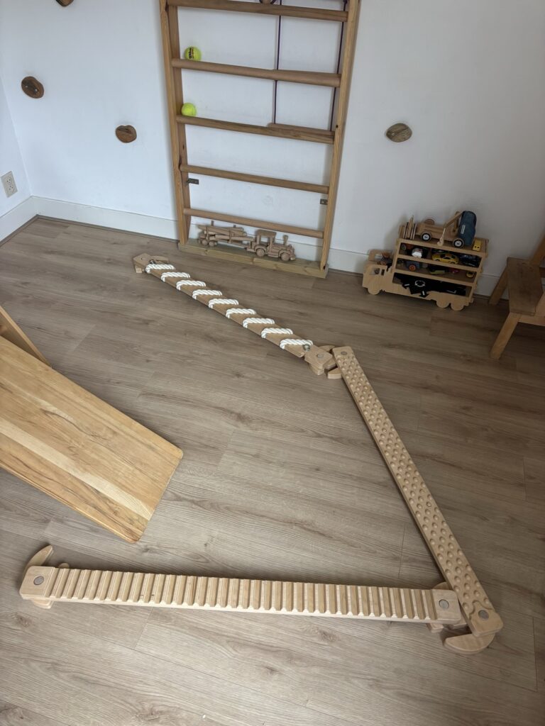 Balans balk tweedehands houten speelgoed