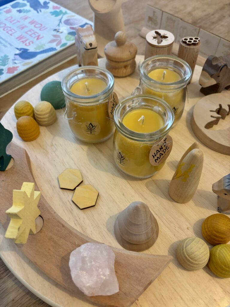Naturalum bijenwas kaarsen