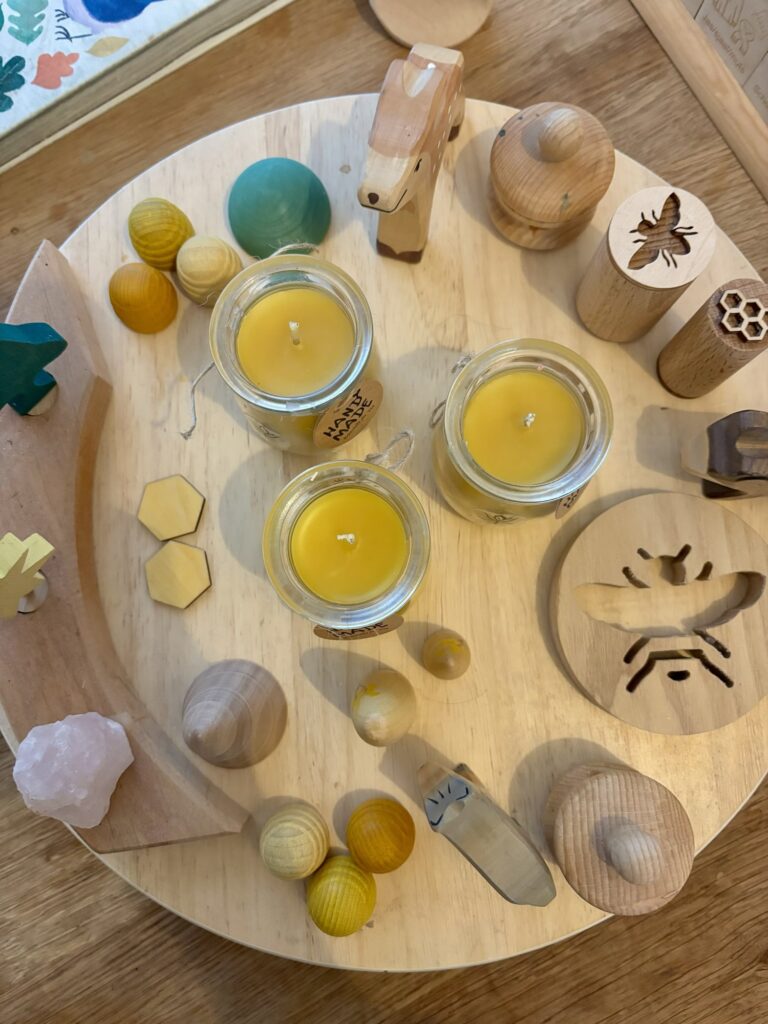 Naturalum bijenwas kaarsen