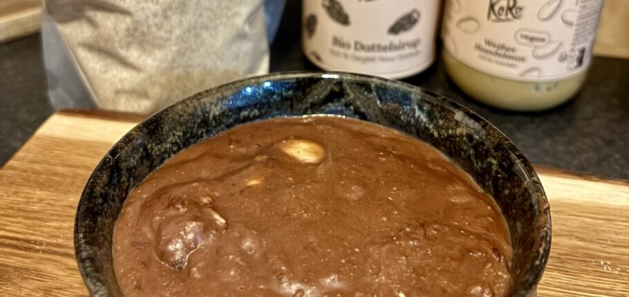 Vegan griesmeelpap
