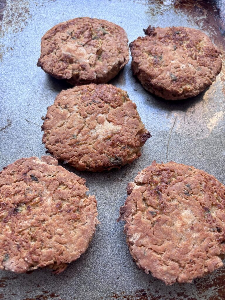 Zelf sojaburgers maken