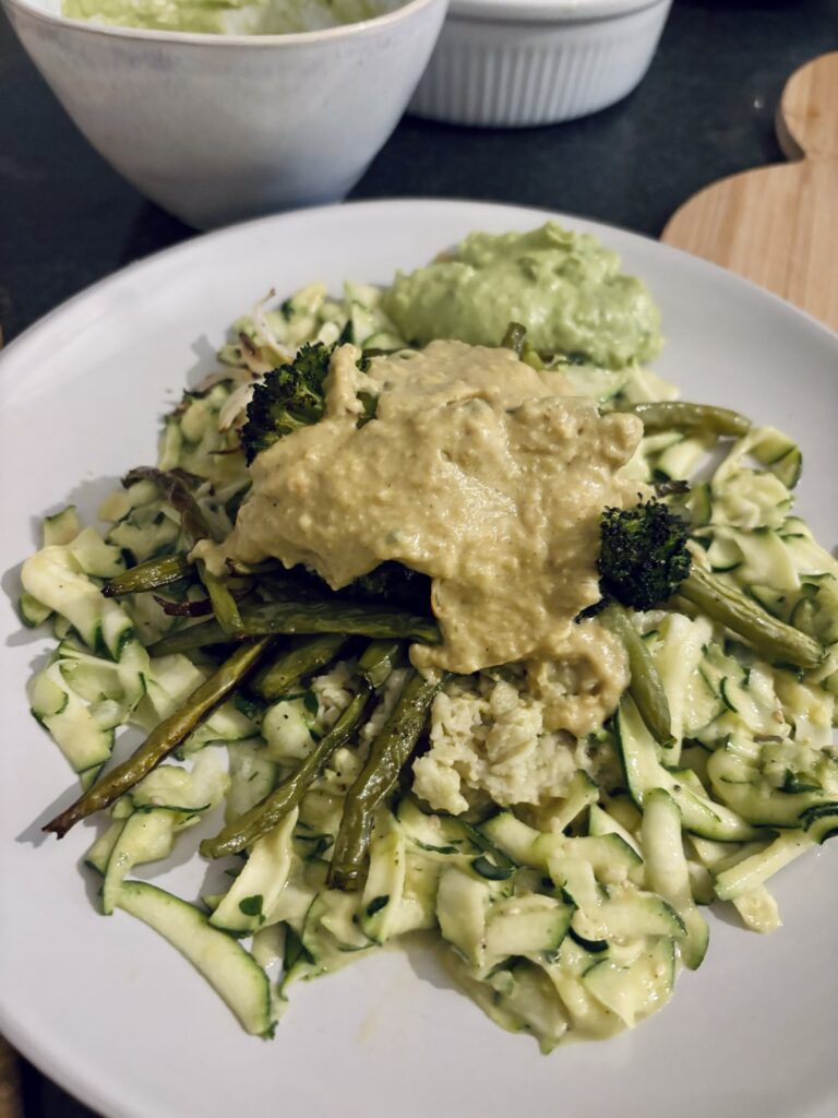 Pasta met vegan kaas saus