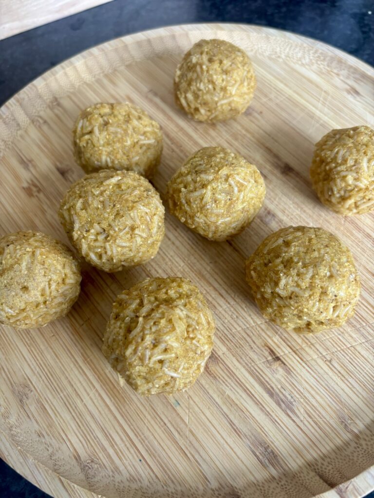 Vegan rijstballetjes