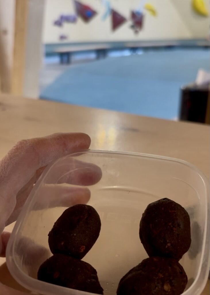 Raw chocolate suikervrij proteïne balletjes 