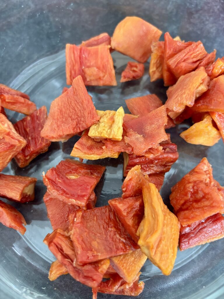 Vegan papaya ijs