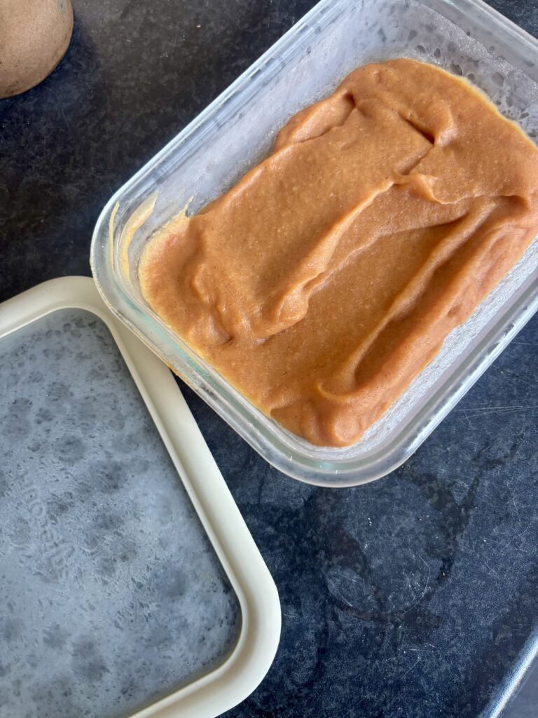 Vegan papaya ijs