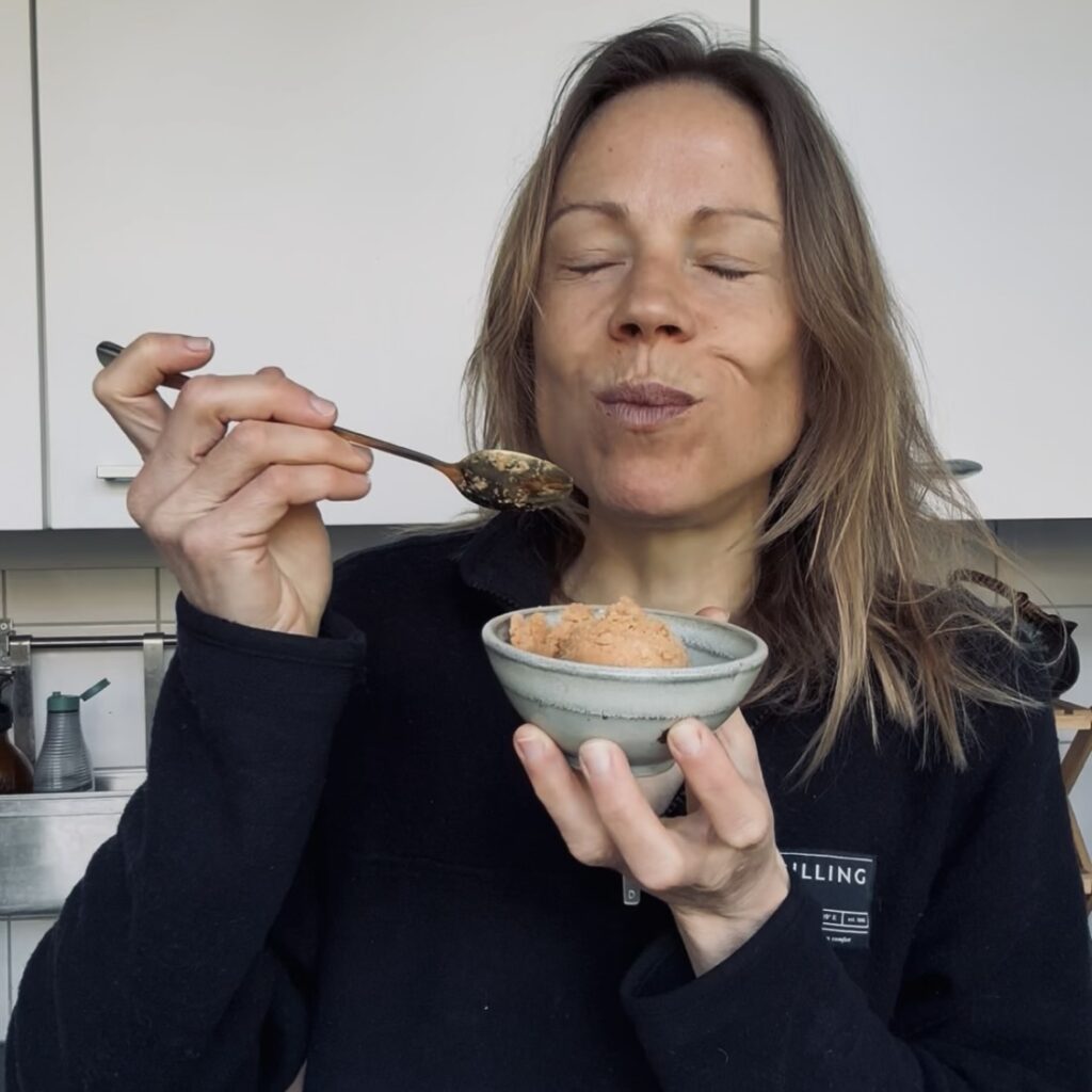 Vegan papaya ijs zonder geraffineerde suikers