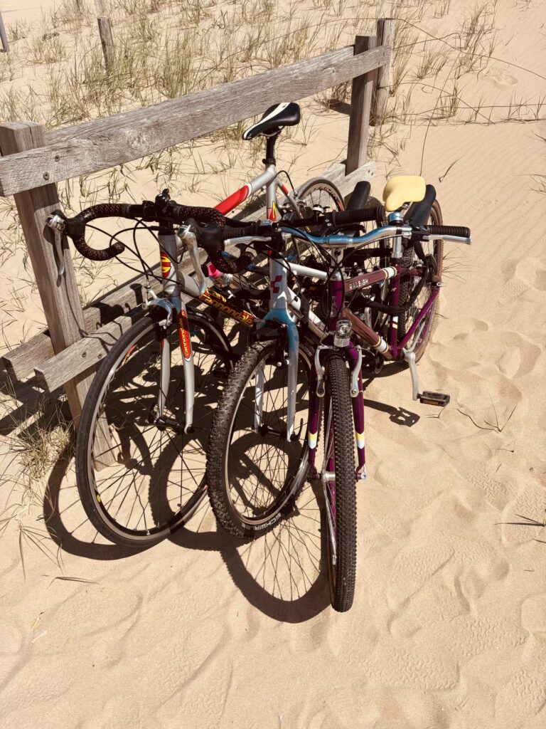Fietsen met kinderen in de zomer