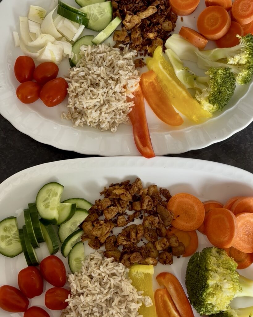 Vegan kinderen lunch