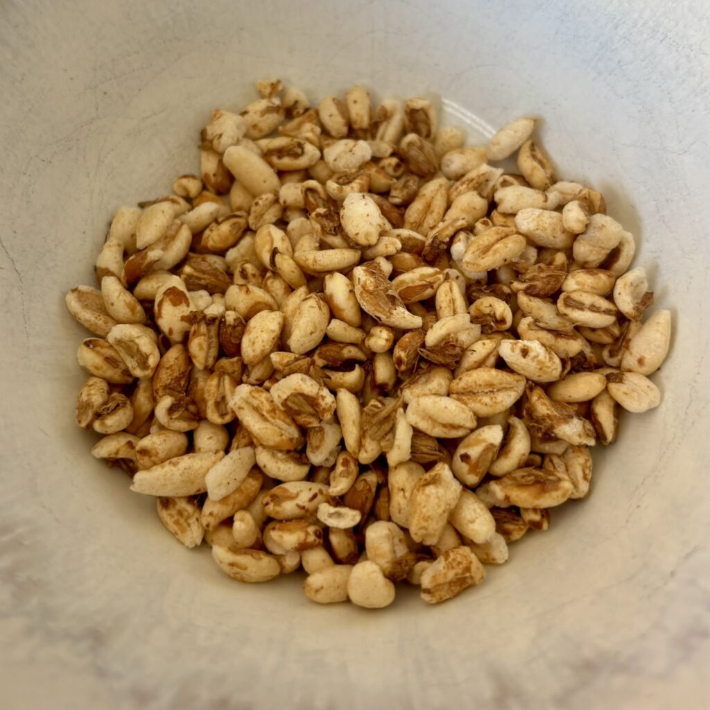 Zoute gepofte spelt
