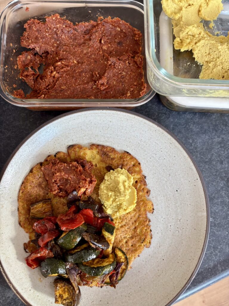 Kikkererwten pannenkoeken