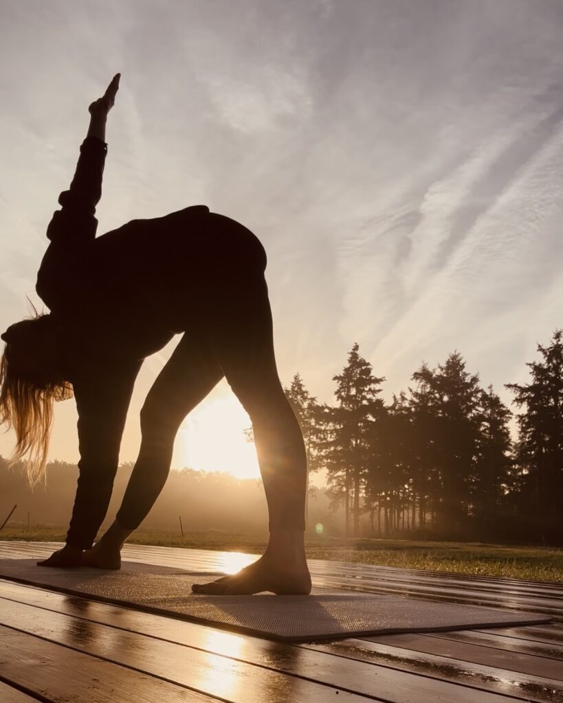 Yoga de groene mama